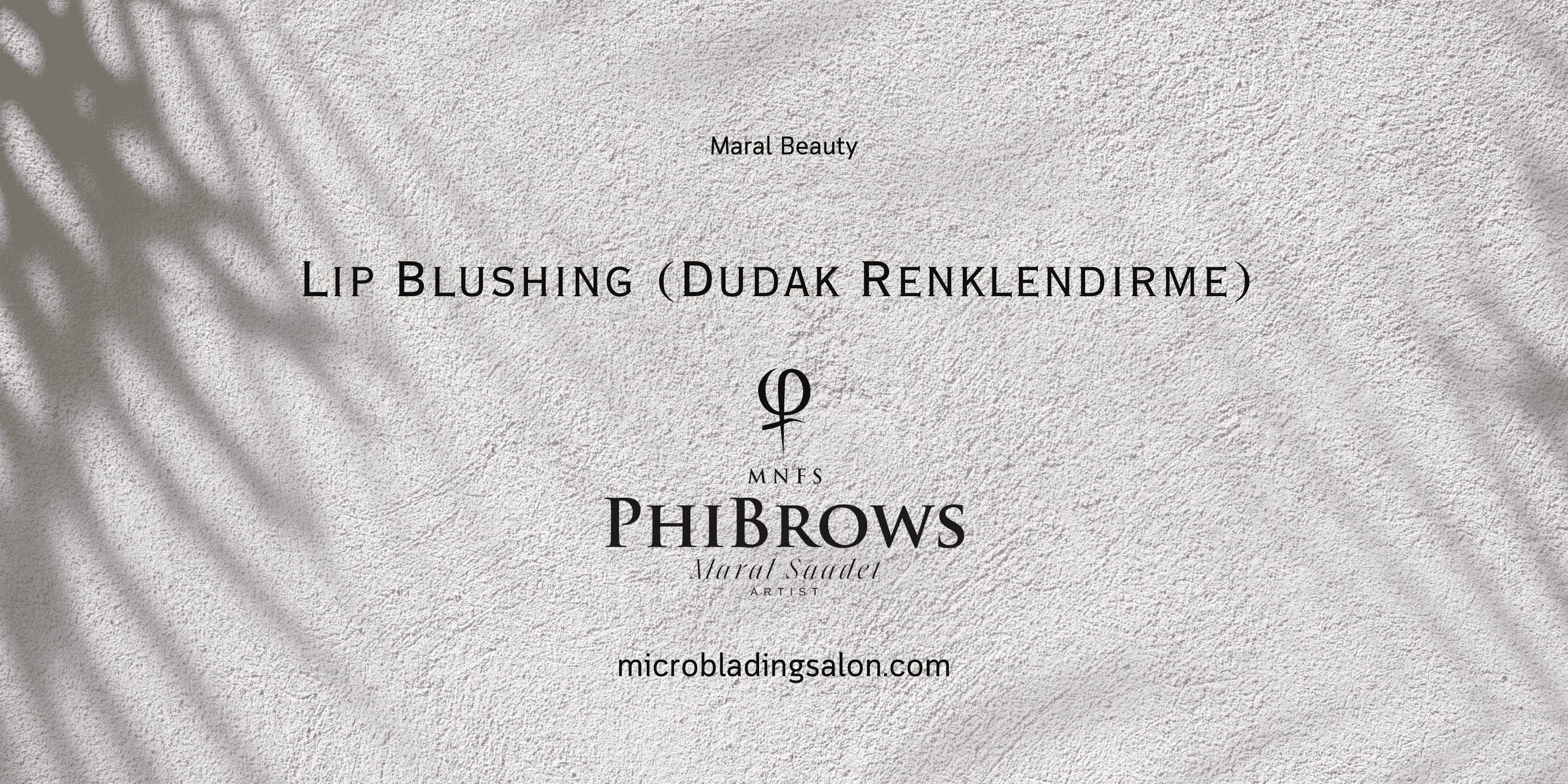 High-detail close-up of a soft, watercolor-effect lip blush result showing restored borders at Maral Beauty Şişli.